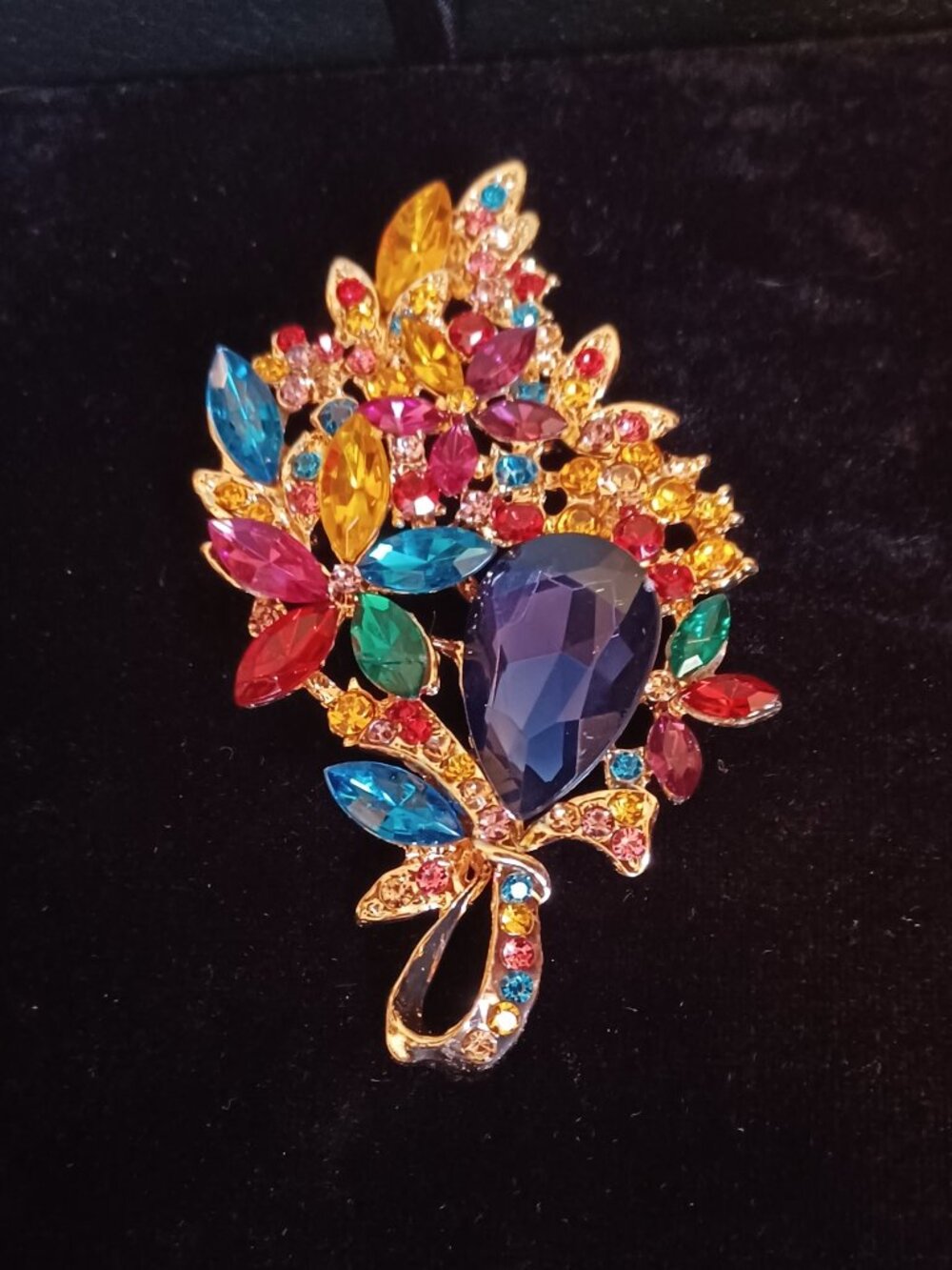 Colorful 4 Inch Brooch - Picture 2 of 5